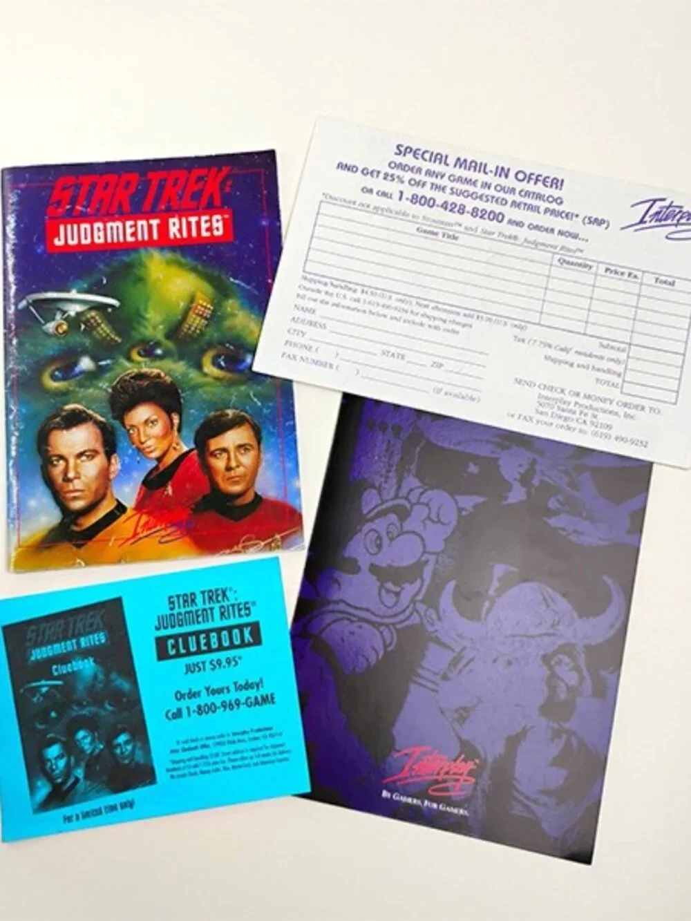 [1993] Retro Rare Star Trek Judgement Rites PC Game DOS Interplay Complete VTG